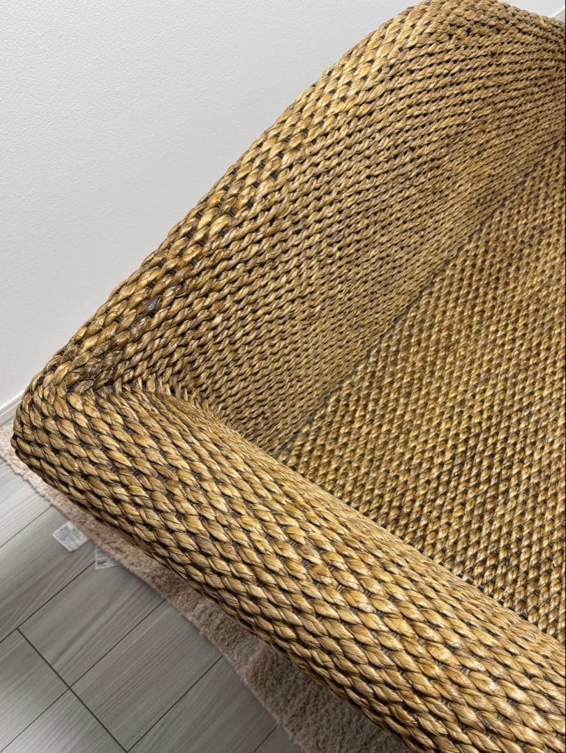 a.flat アジアンヒヤシンスソファ　2.5人掛け　アジアン家具　バリ風