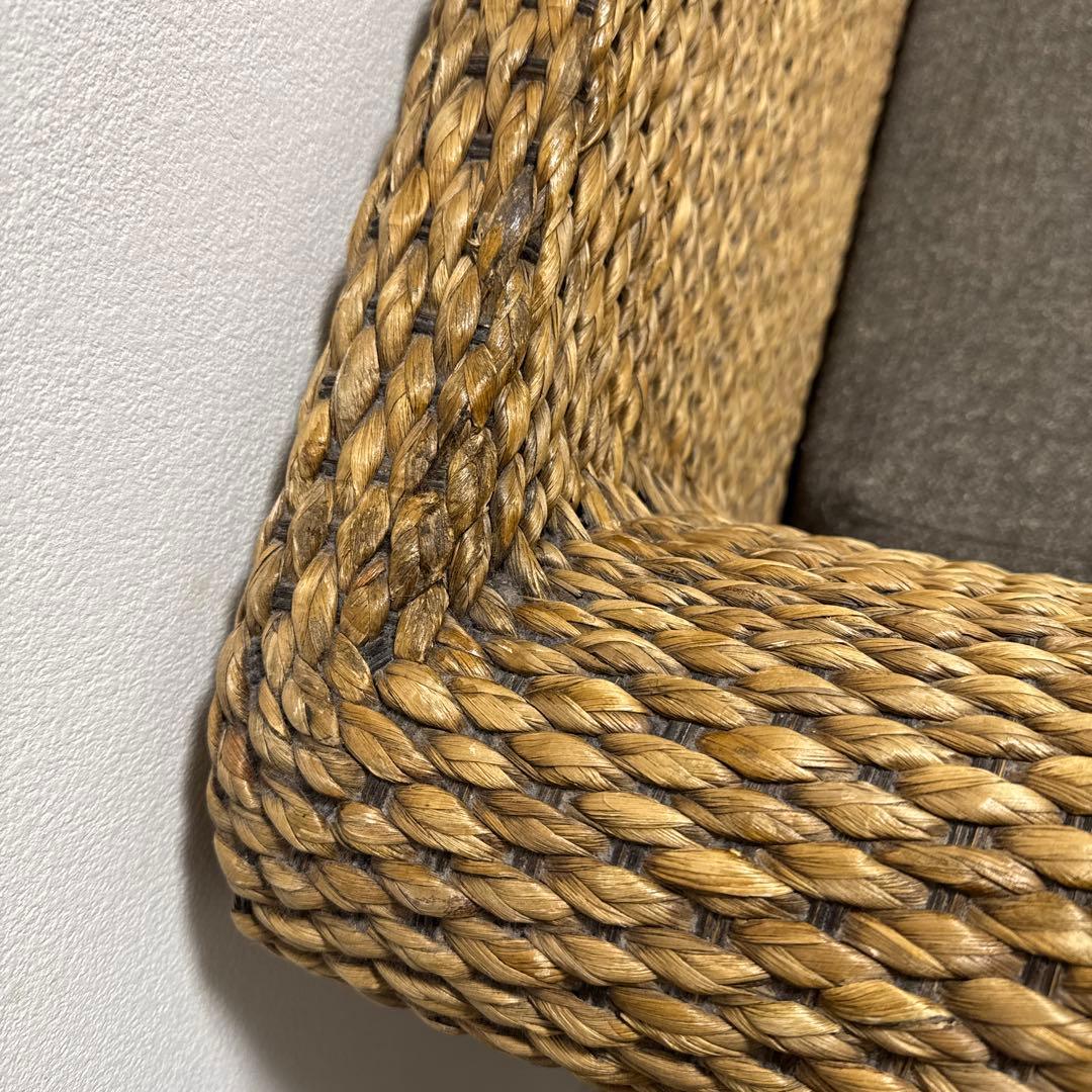 a.flat アジアンヒヤシンスソファ　2.5人掛け　アジアン家具　バリ風