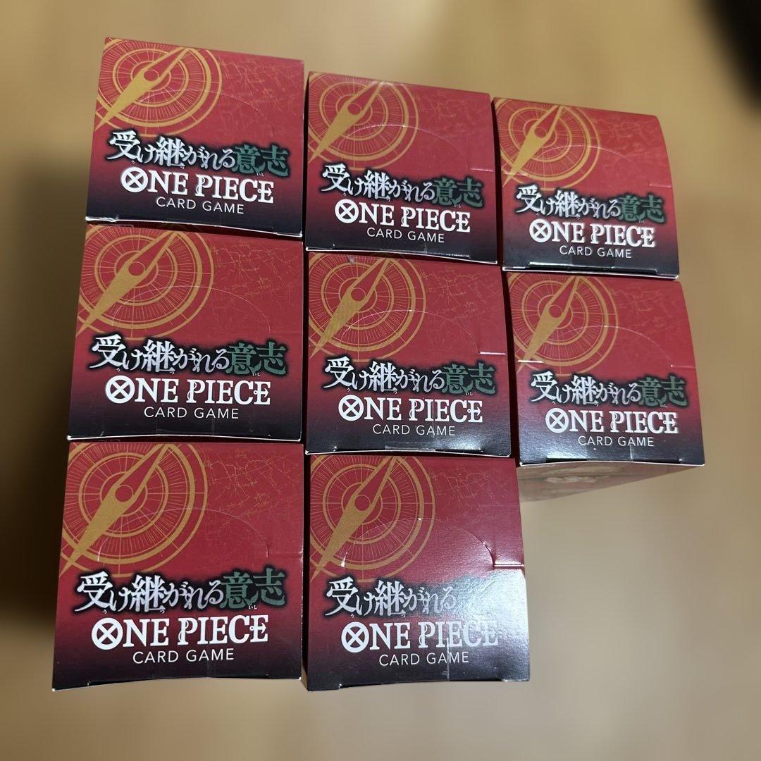 ワンピースカードゲーム　受け継がれる意志　8BOX テープ付き 受け継がれる