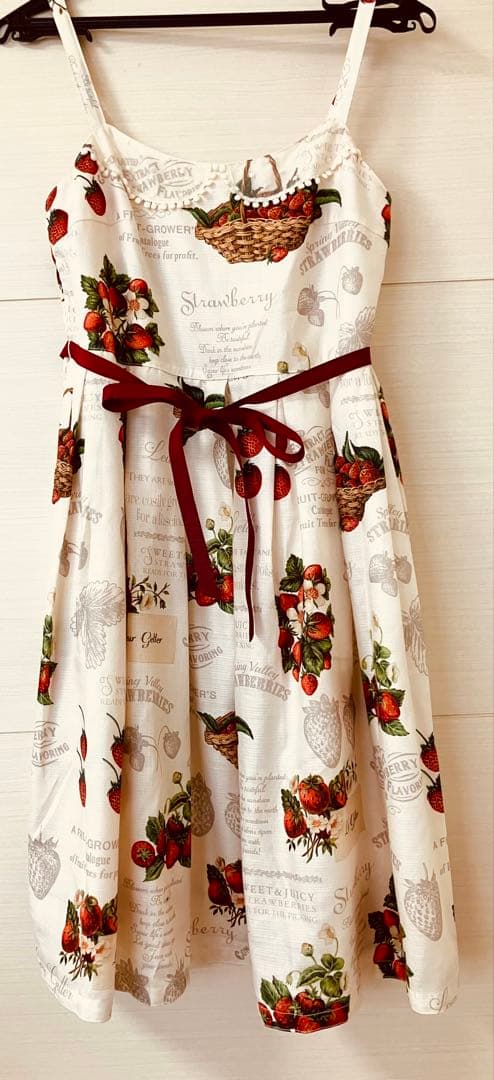 Leur Getter ストロベリーキャミワンピース