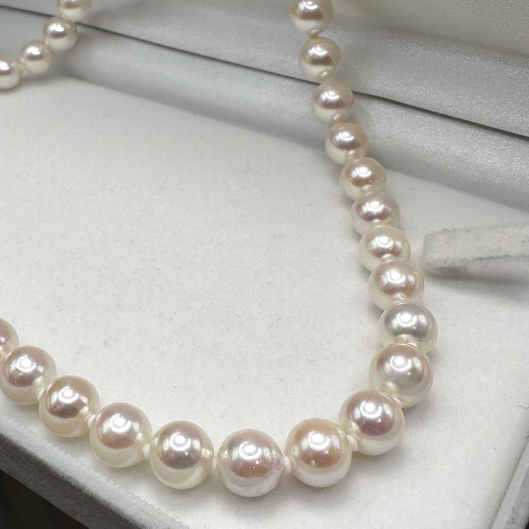 照り強✨ 大粒 あこや パール ネックレス 真珠 レディース アクセサリー sv