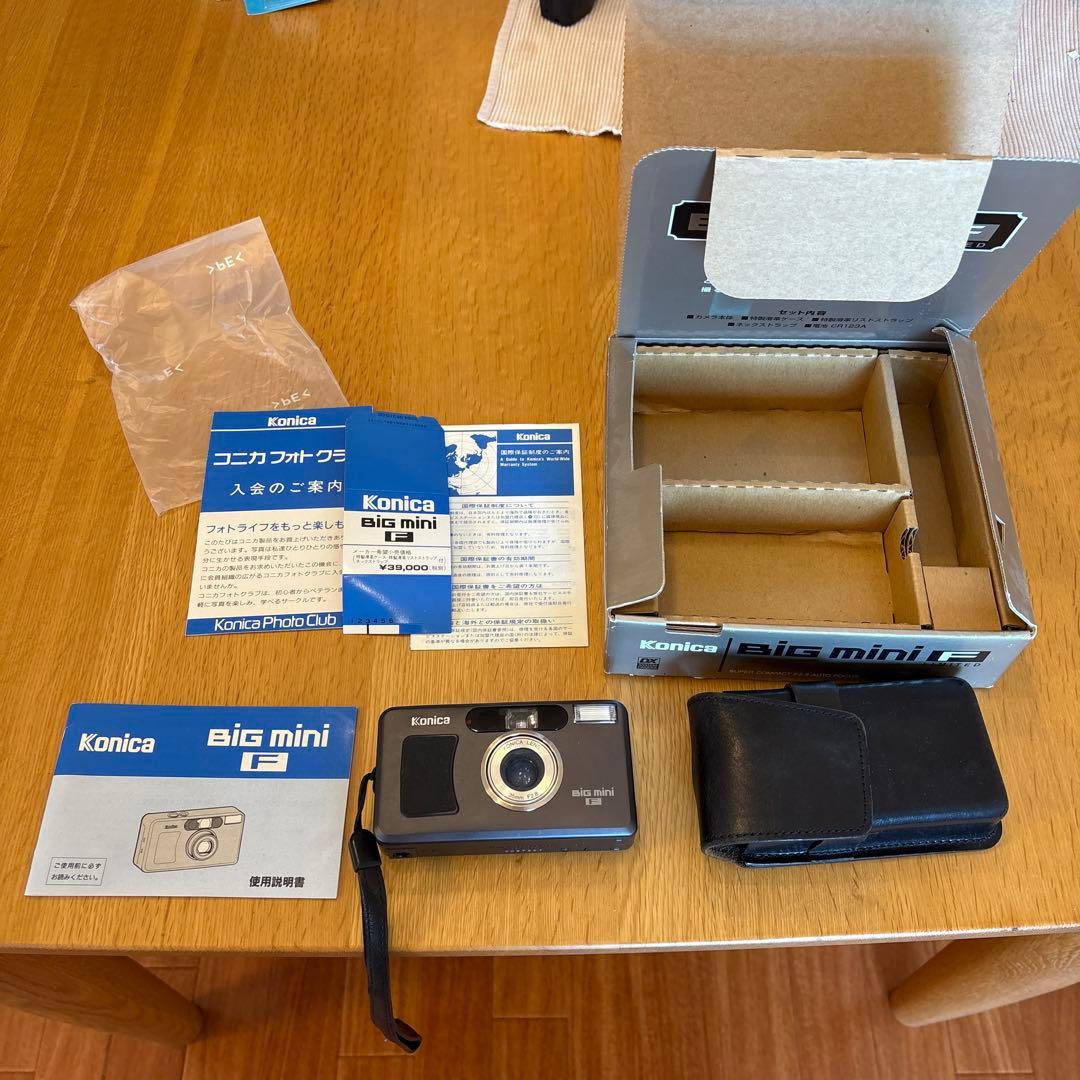 【美品】元箱説明書付き Konica Big Mini F【動作確認済み】