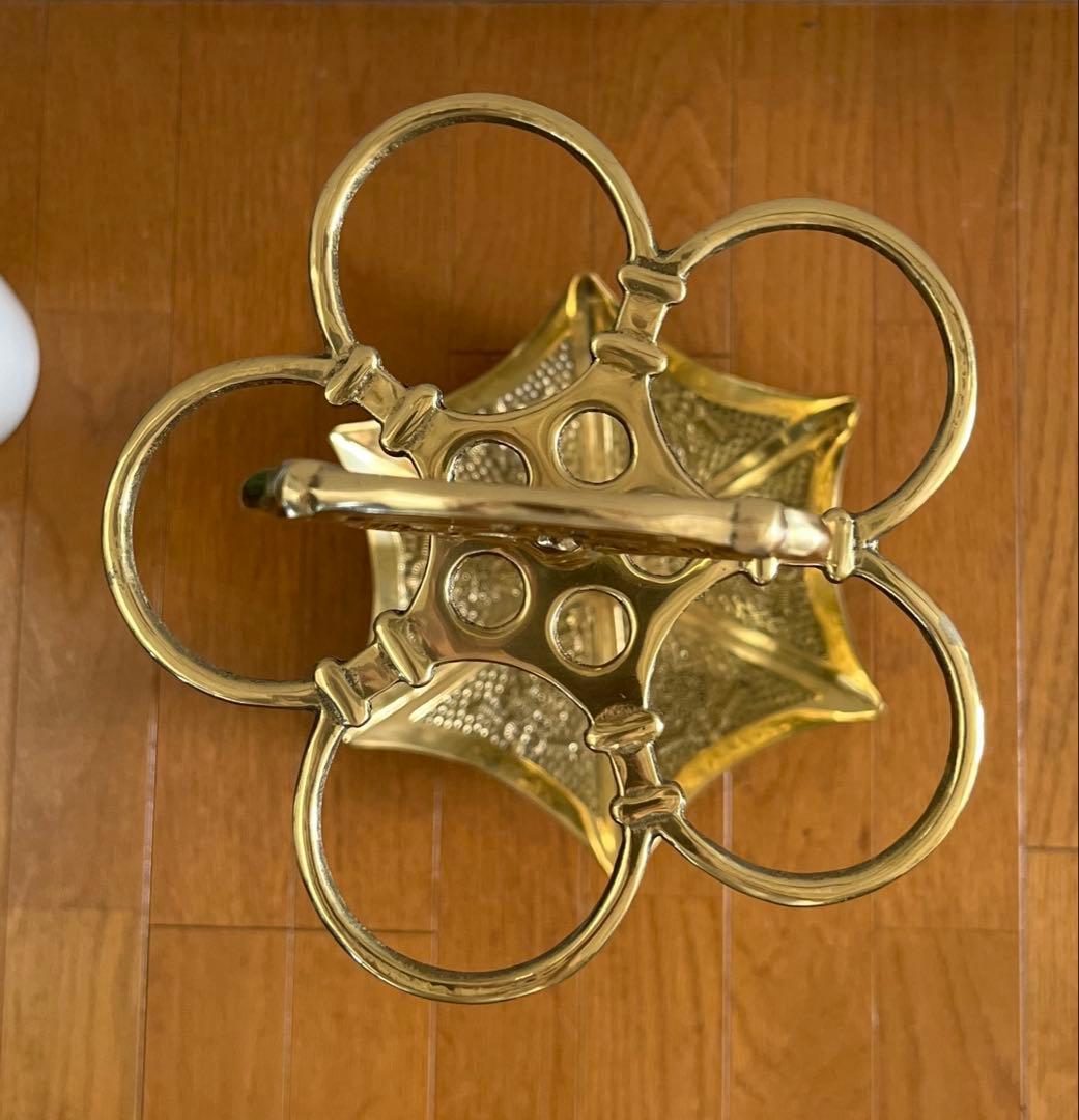 アンティーク調　傘立て　真鍮　モダン　イタリア　アンブレラスタンド　ビクトリアン