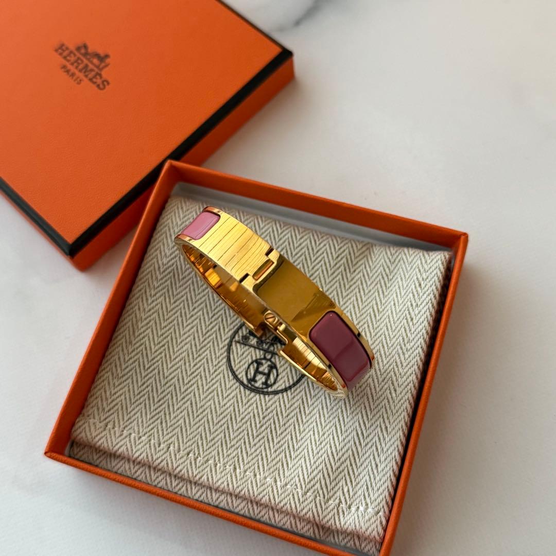 エルメス＊クリックH＊バングル＊ピンクゴールド＊ブレスレット