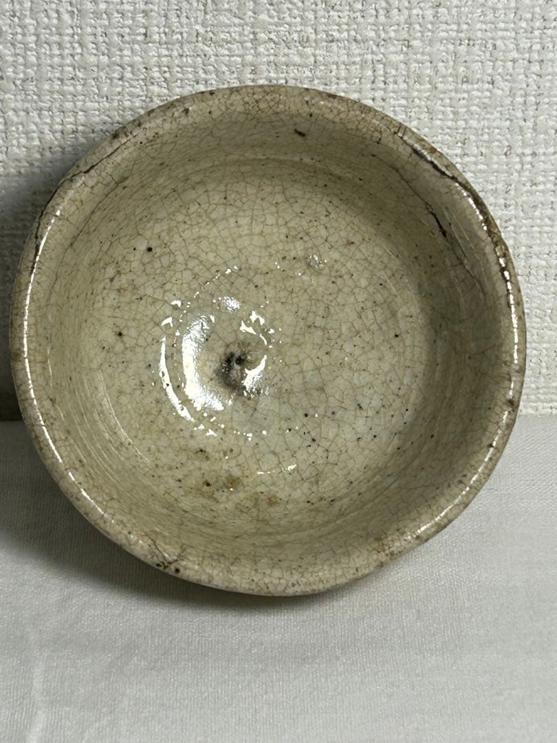 李朝　白磁　ぐい呑み　本時代