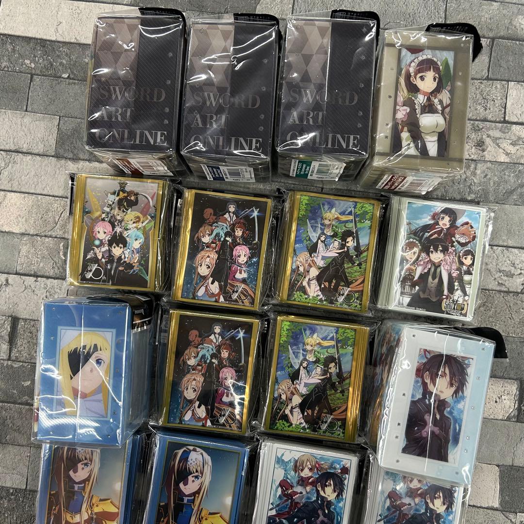 〈新品未開封〉スリーブ デッキホルダー SAO まとめ売り