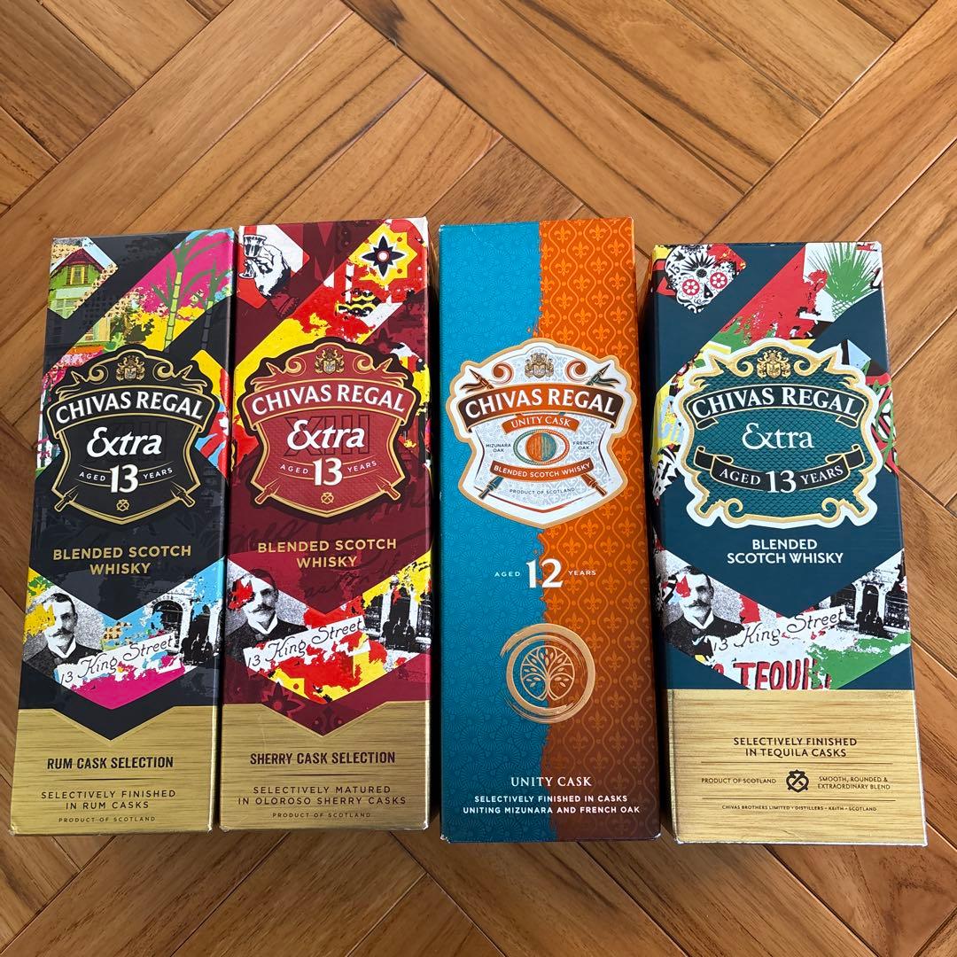 シーバスリーガル　４本セット　化粧箱付