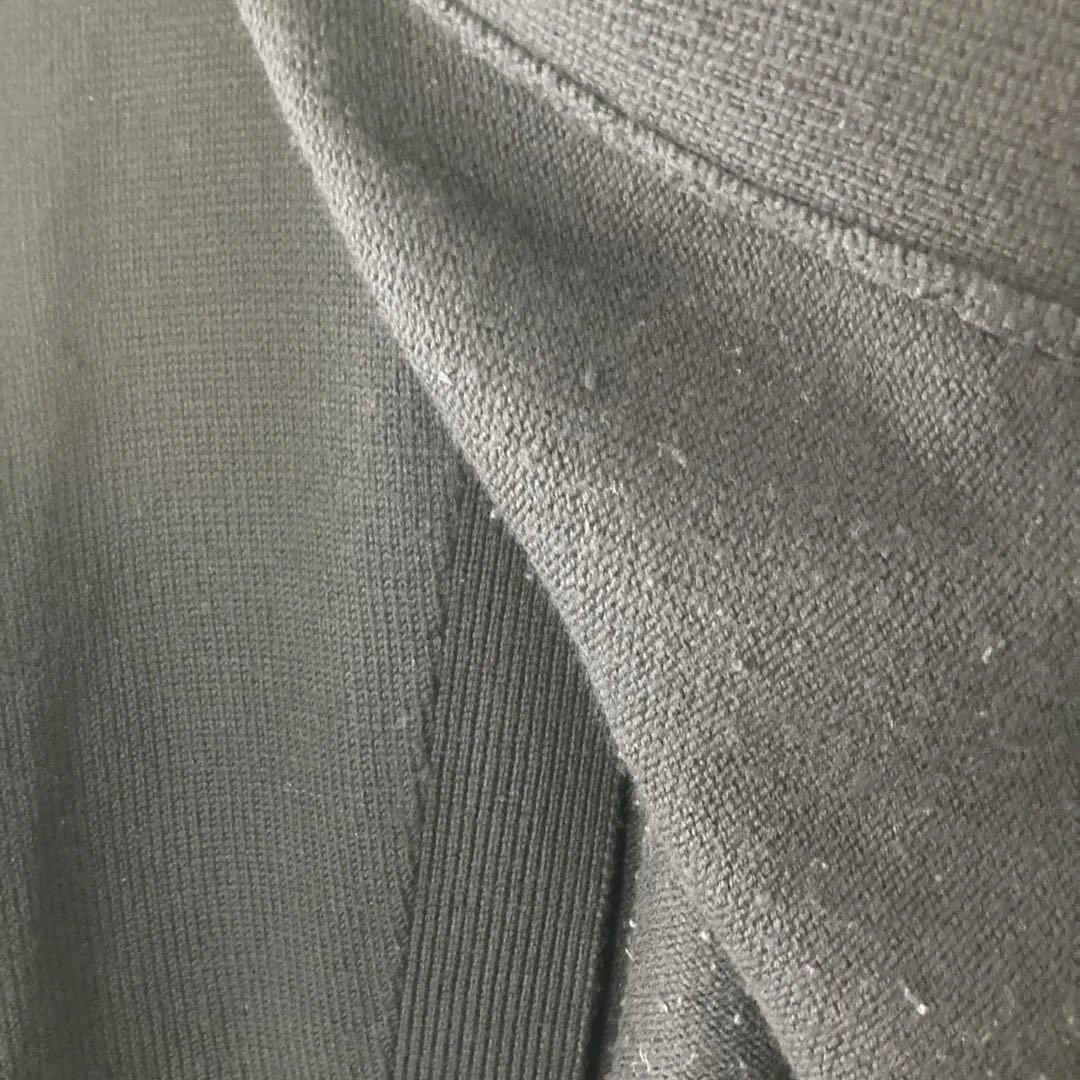 HYKE ハイク ウール　ポンチョ　ブラック