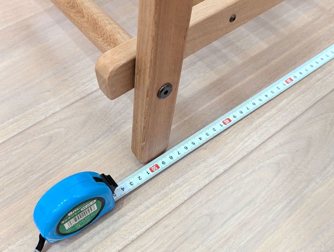 【最終値下げ】天然木A型ハンガーラック 幅73cm