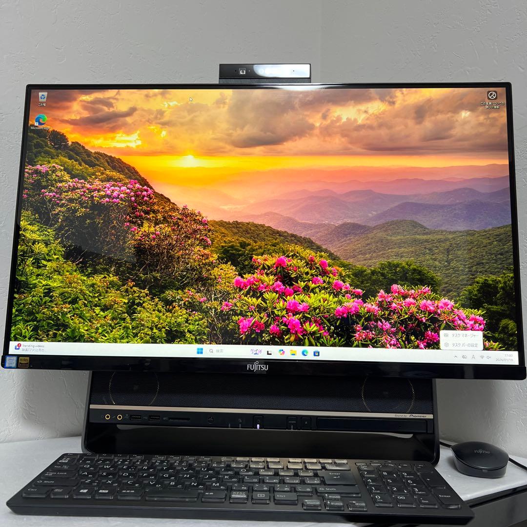 FUJITSU ESPRIMO FMVWC2F2B 27型オールインワンPC