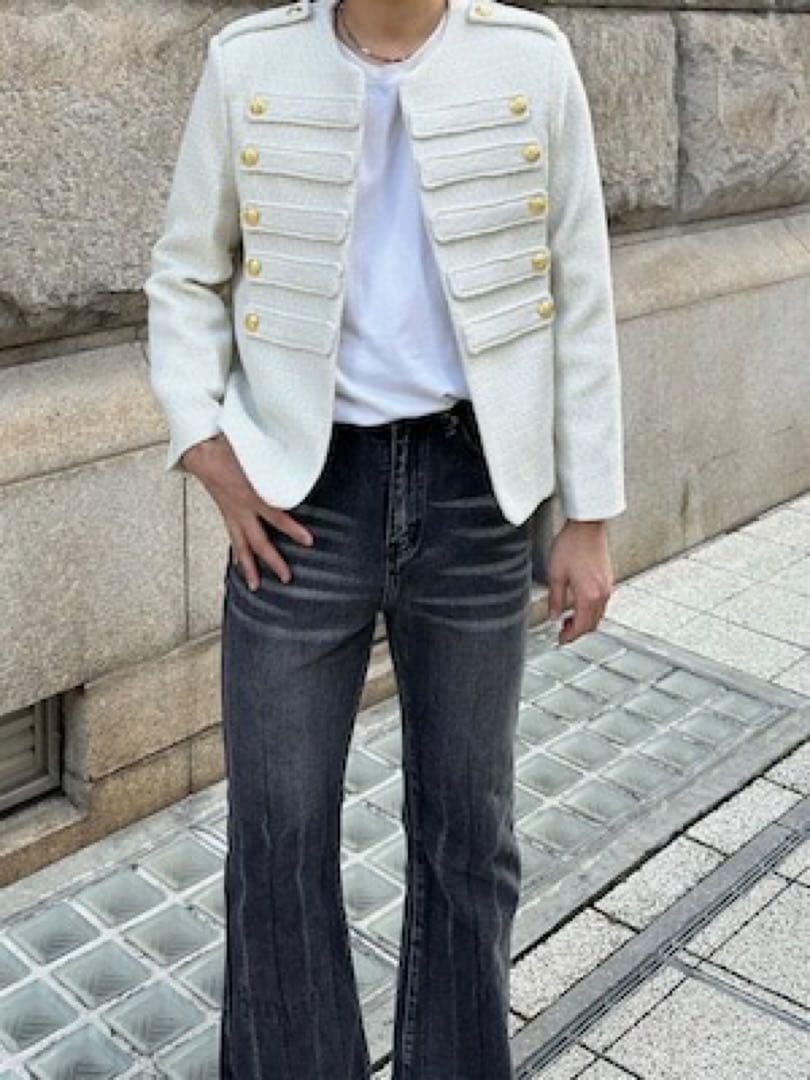 【定価22,800円】ALUDE SELECT デザインツイードジャケット