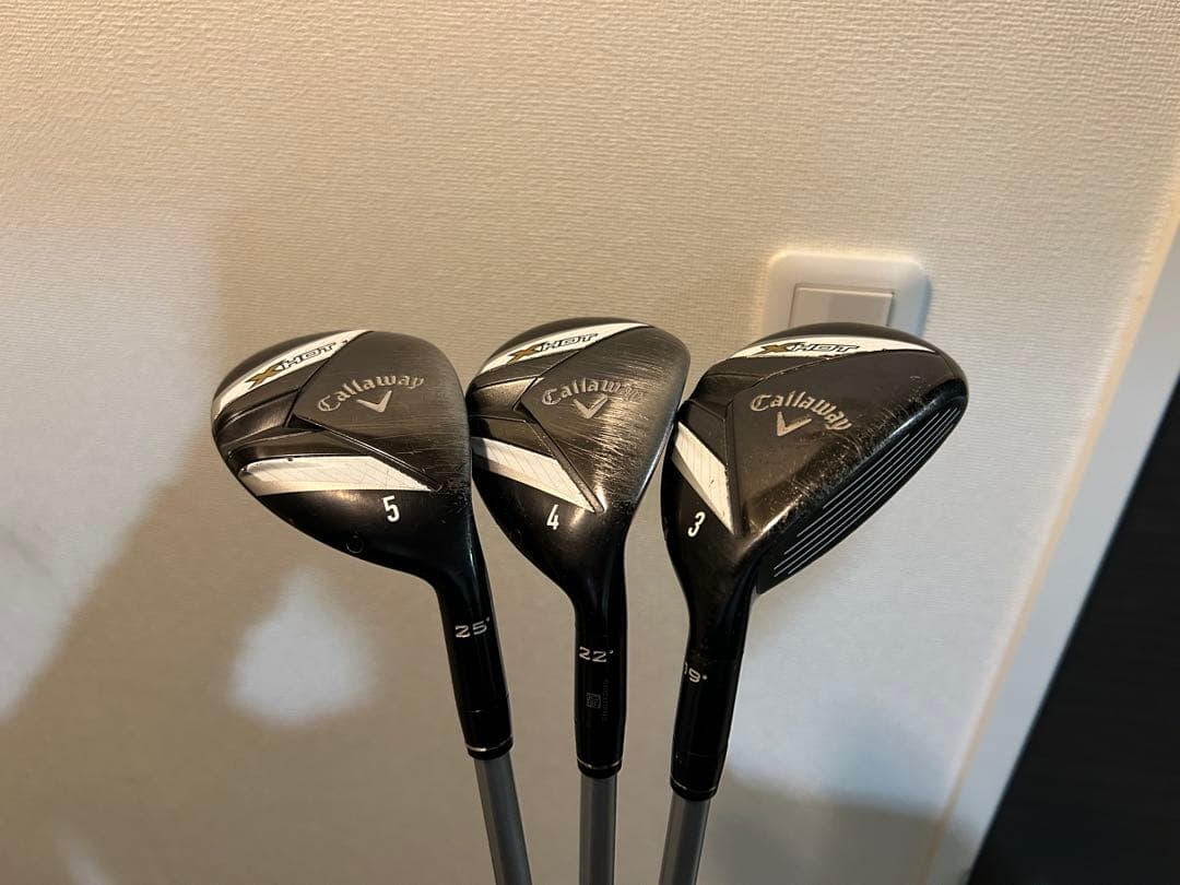 Callaway XHOTユーティリティセット 3U 4U 5U