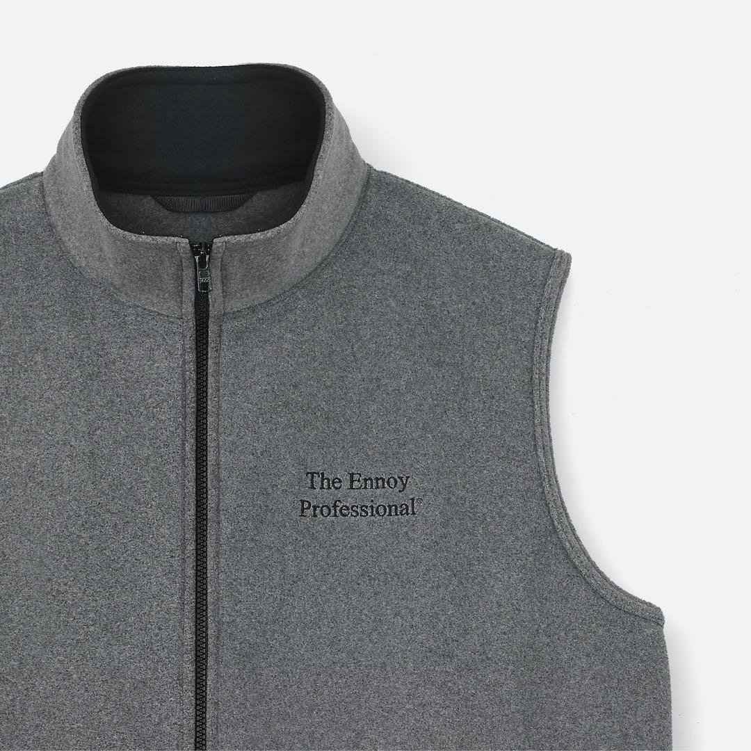トップス ennoy PROFESSIONAL FLEECE VEST (GRAY)