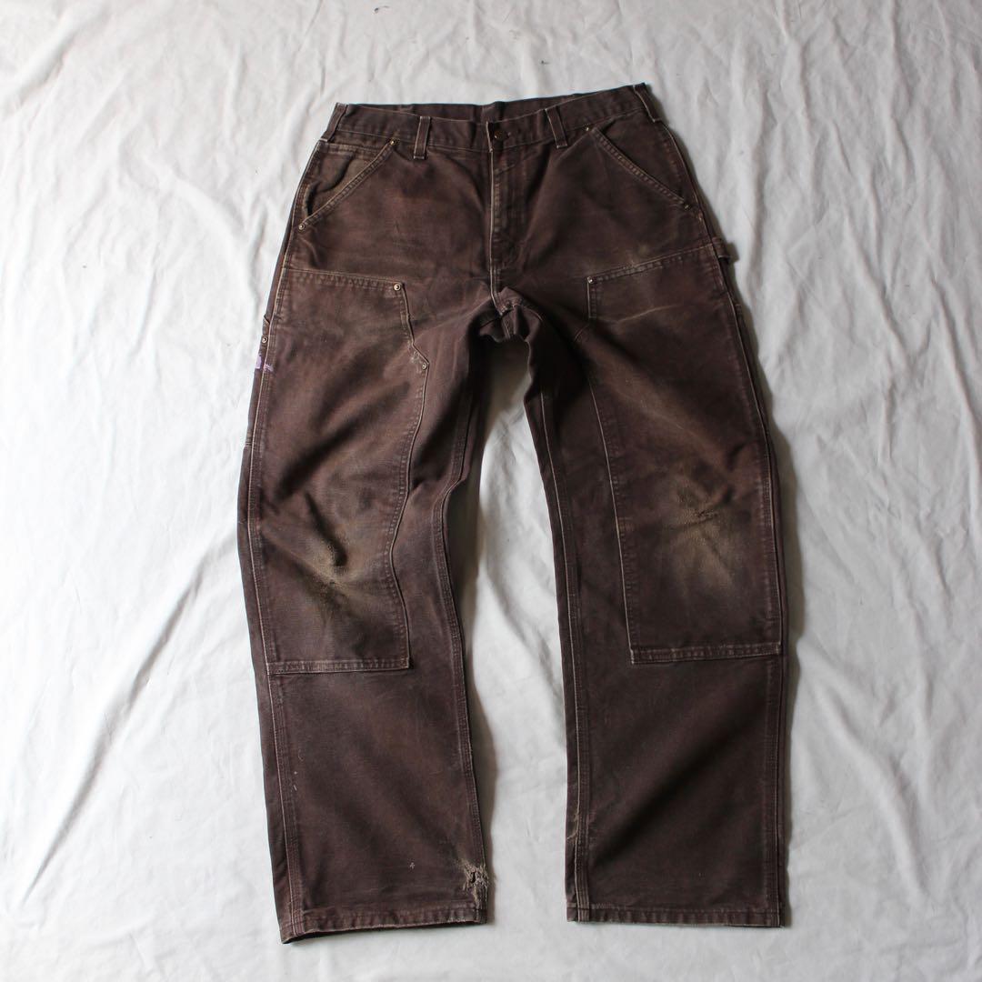 雰囲気系•神サイズ Carhartt ダブルニー ペインターパンツ DKB us