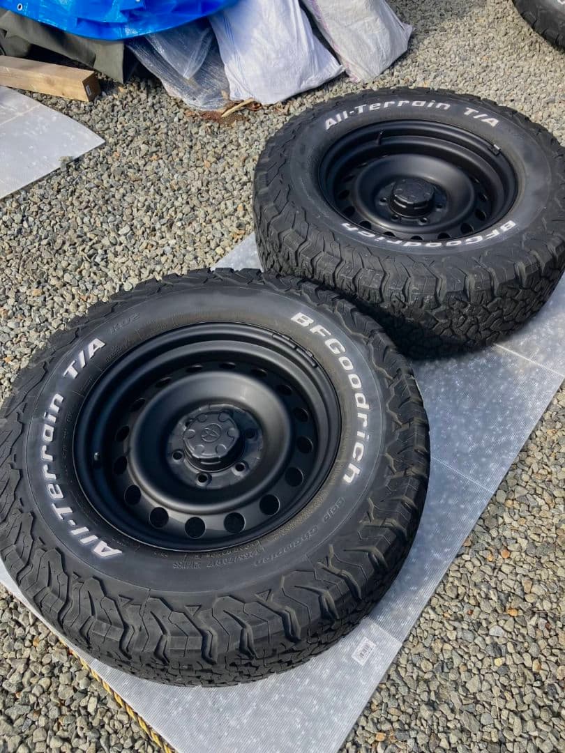 FJクルーザー 純正スチールホイールBFGoodrich All-Terrain