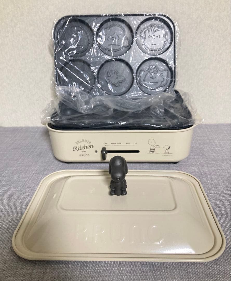 未使用品！！ BRUNO コンパクトホットプレート BOE070-ECRU