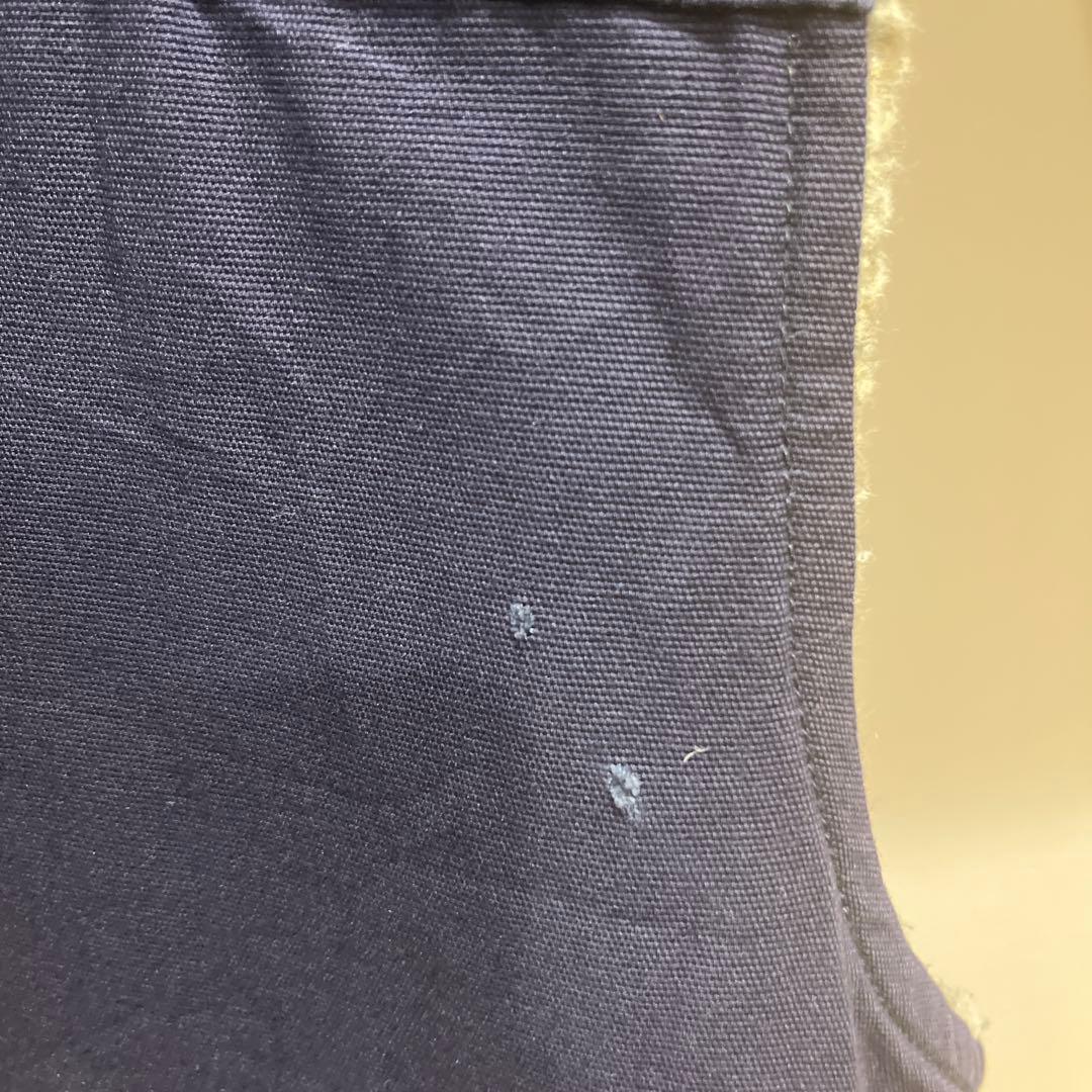 【ニック】Carhartt ダック　ベスト　ネイビー メキシコ製