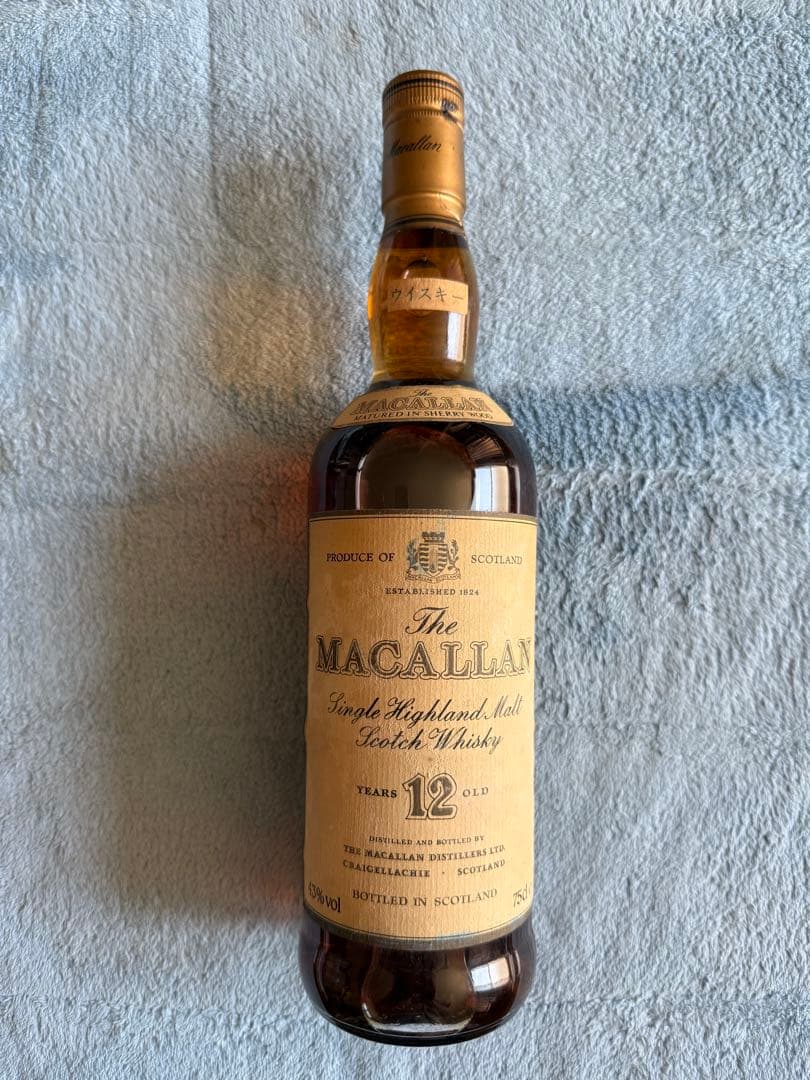 The Macallan 12年 750ml ザ・マッカラン 旧ボトル　古酒