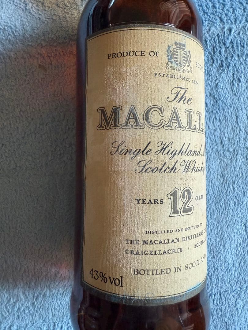 The Macallan 12年 750ml ザ・マッカラン 旧ボトル　古酒