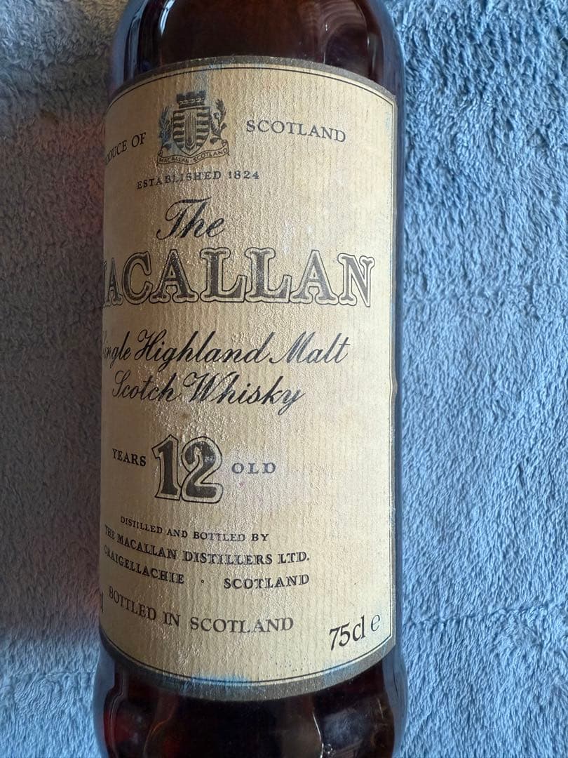 The Macallan 12年 750ml ザ・マッカラン 旧ボトル　古酒