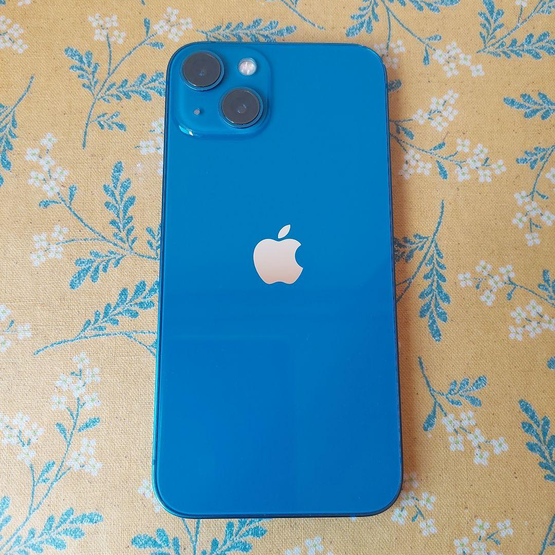 Apple iPhone 13 本体 ブルー　128GB　iFaceケース付き