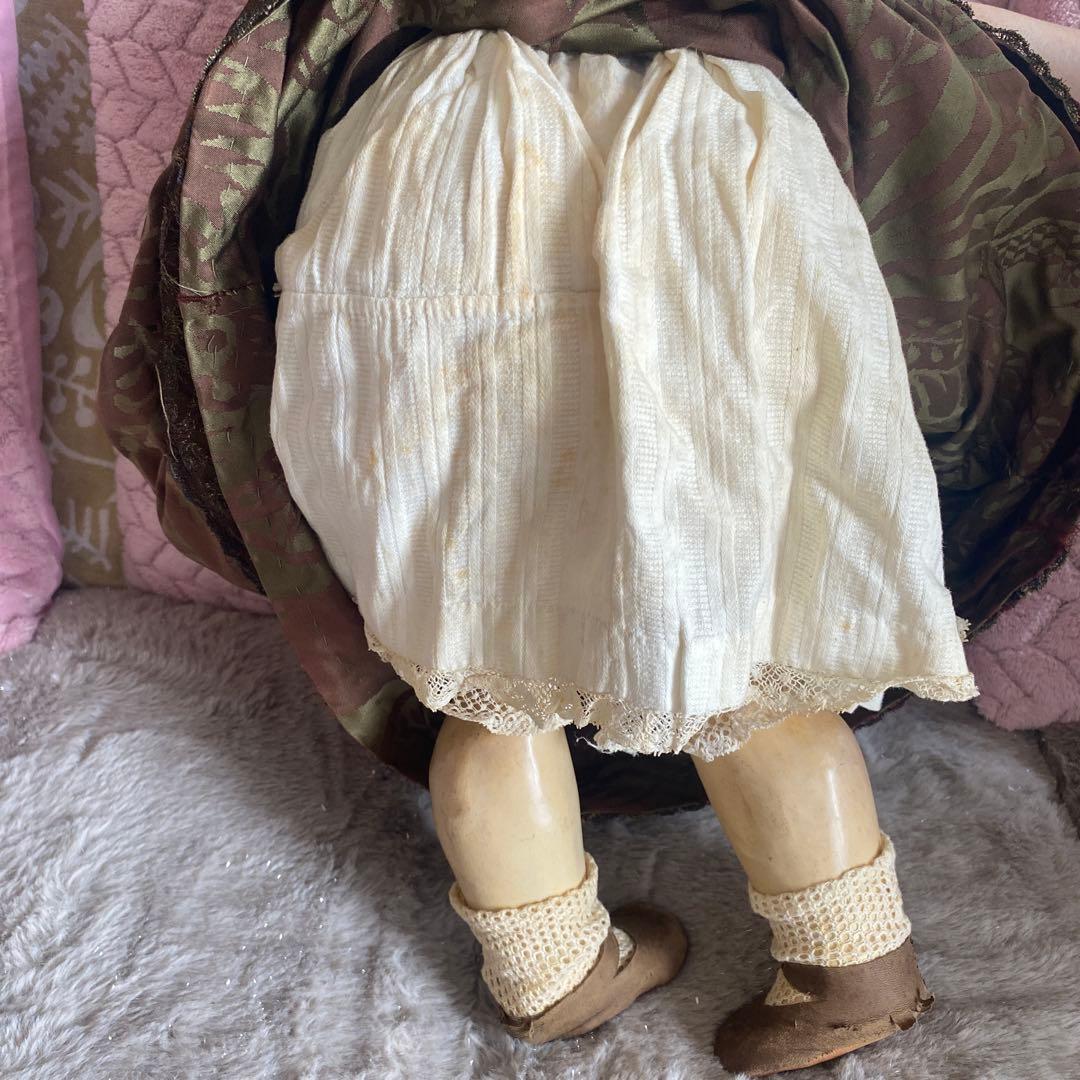 アンティーク風ドール ビスクドール　刻印あり