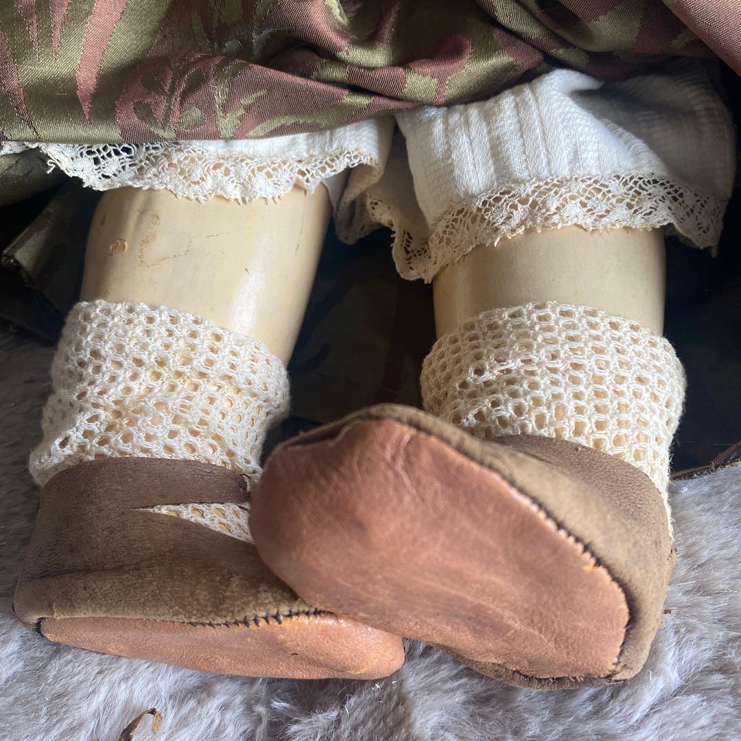 アンティーク風ドール ビスクドール　刻印あり