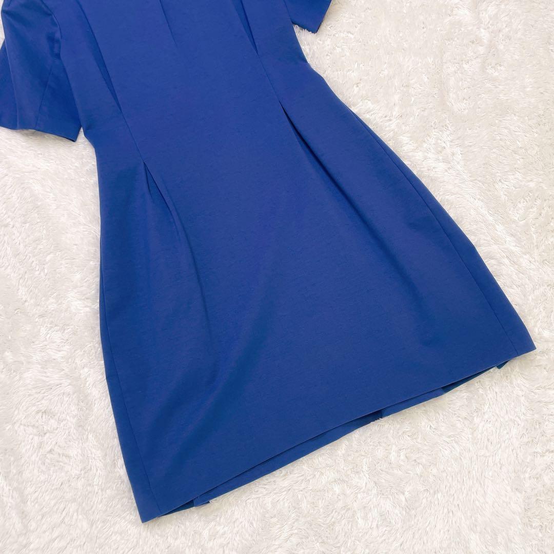 希少 ジルサンダー レーヨン 変形 Aライン デザイン 半袖 ワンピース