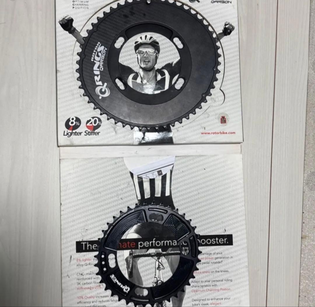 【2月8日午後6時時迄価格】美品 Rotor Qarbon 53-38t