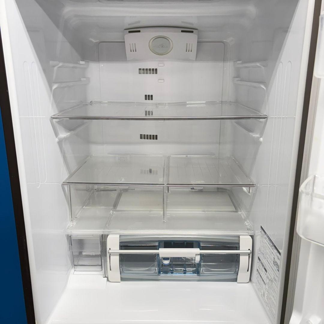 635 鏡面　ガラストップ　5ドア　ファミリー　冷蔵庫　大型　右開き　400L強