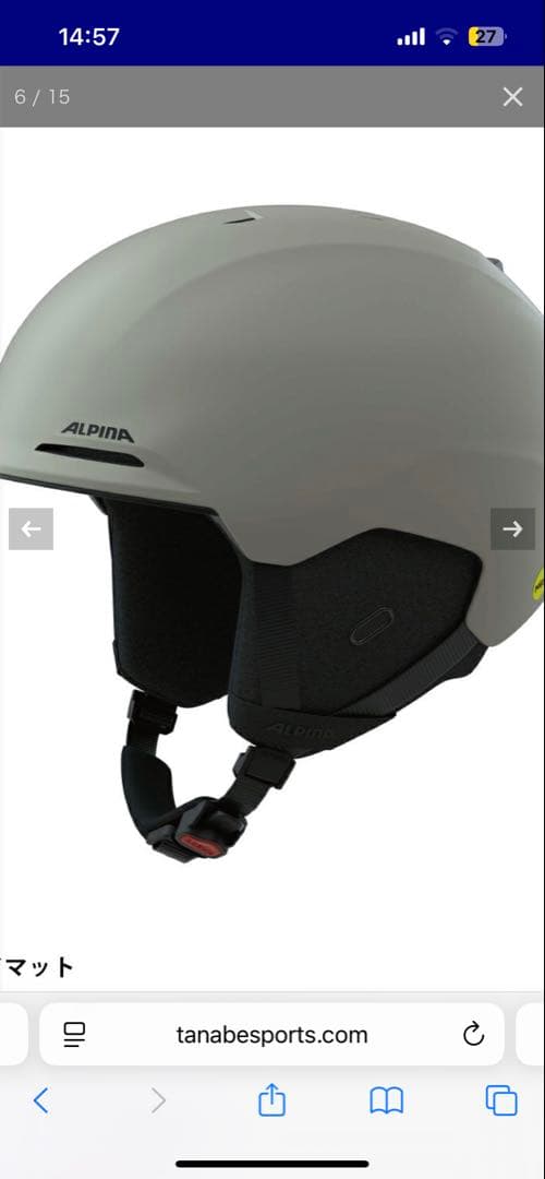 アルピナ　ヘルメット　Mips