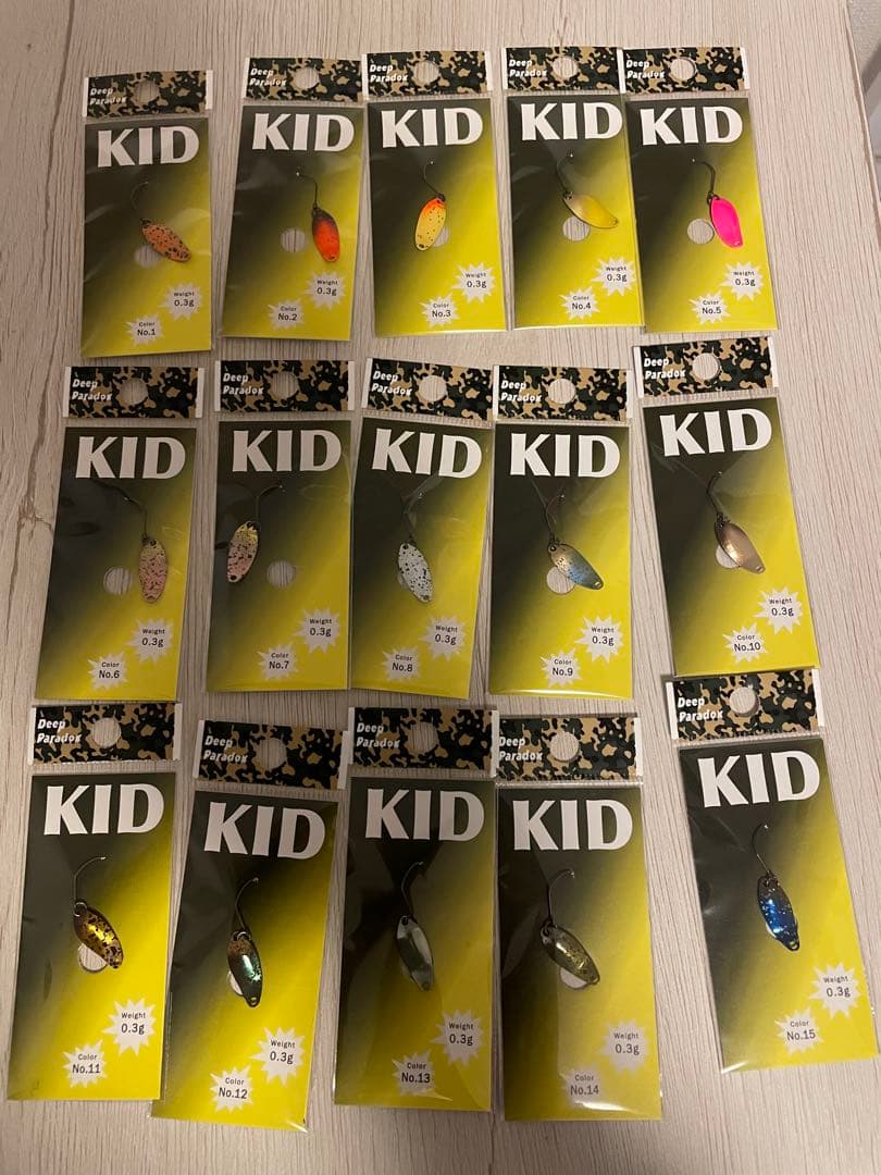 全色セット ディープパラドックス キッド0.3g