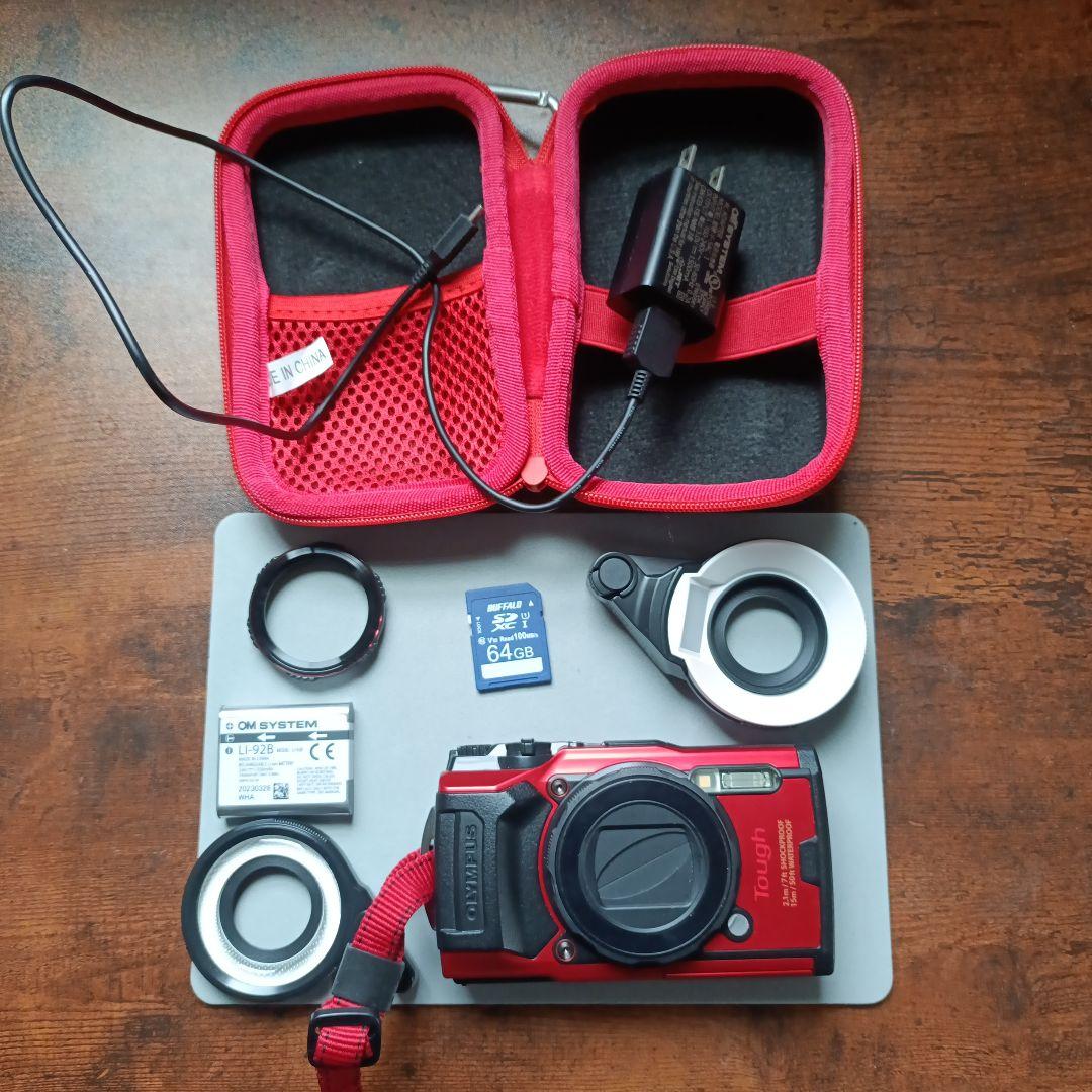 OLYMPUS Tough TG-6 レッド 動作確認済み