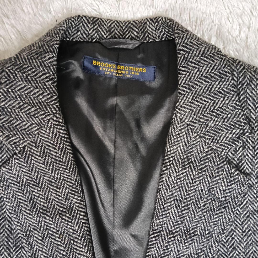 【美品】Brooks Brothers ヘリンボーンテーラードジャケット