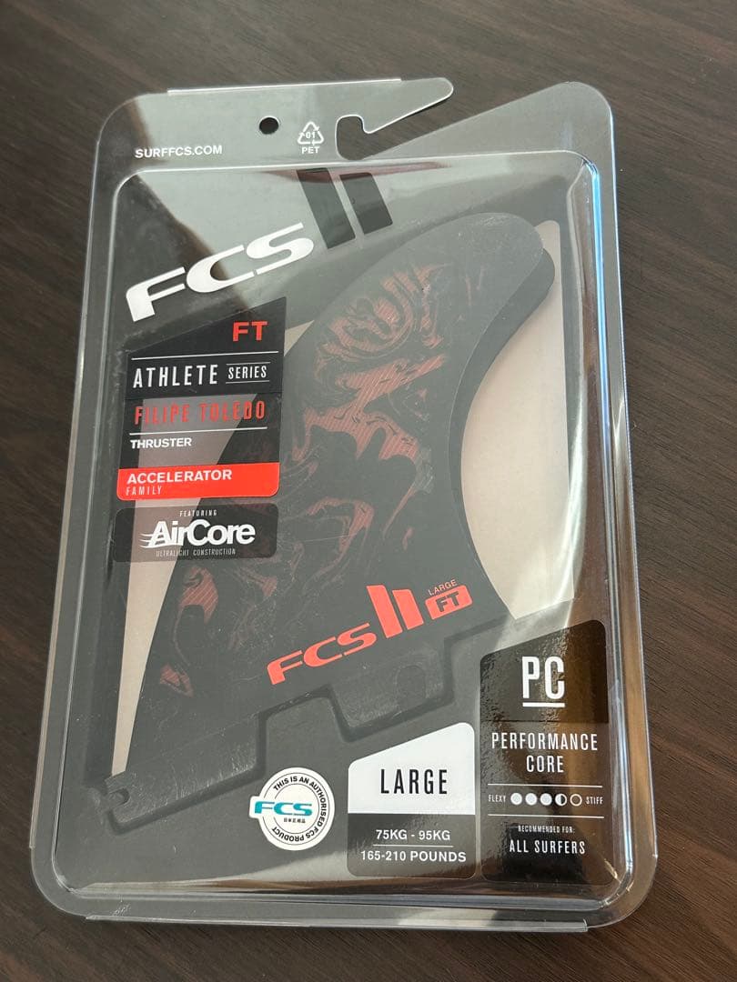 サーフィン・ボディボード FCS II FILIPE TOLEDO TRI FIN SET (L)