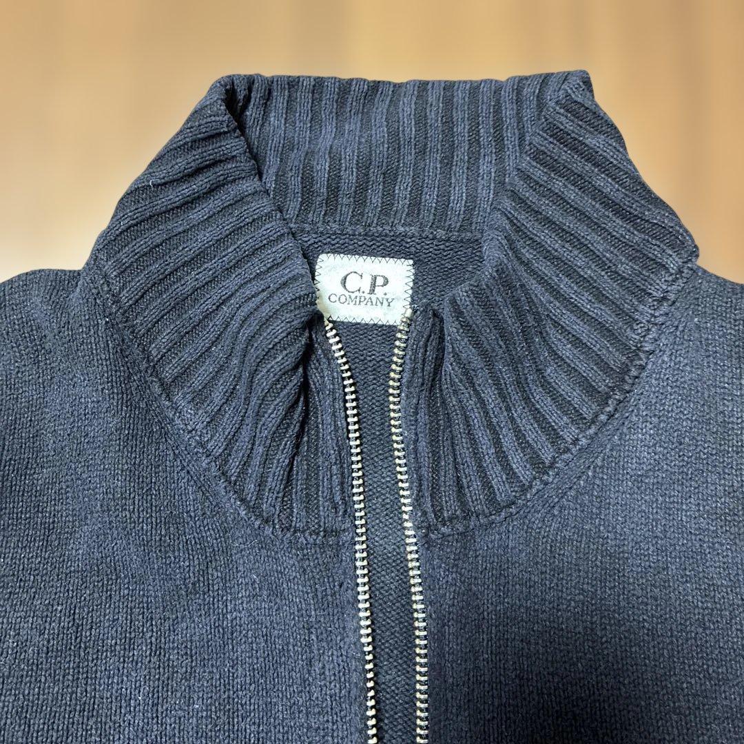C.P. Company ダークネイビー ジップアップセーター サイズ4