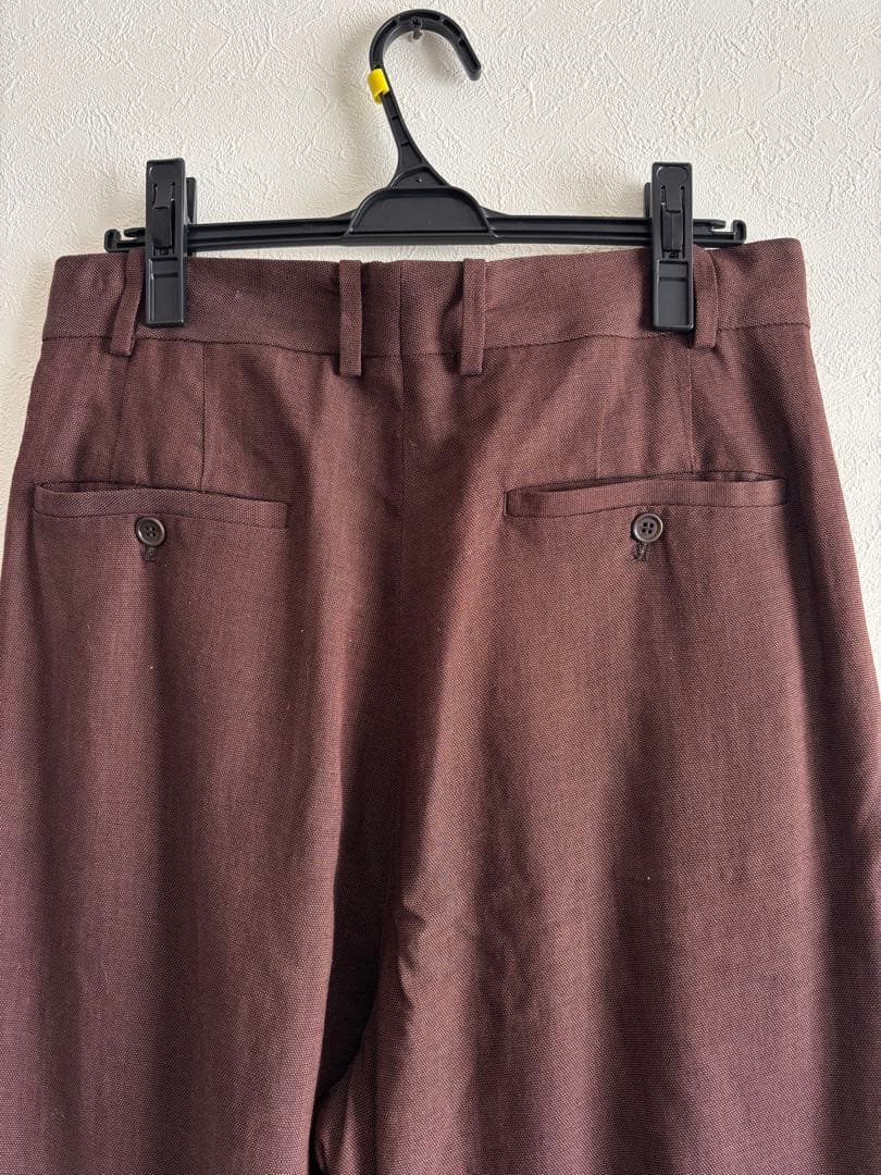 【未使用】HED MAYNER タックワイドパンツ