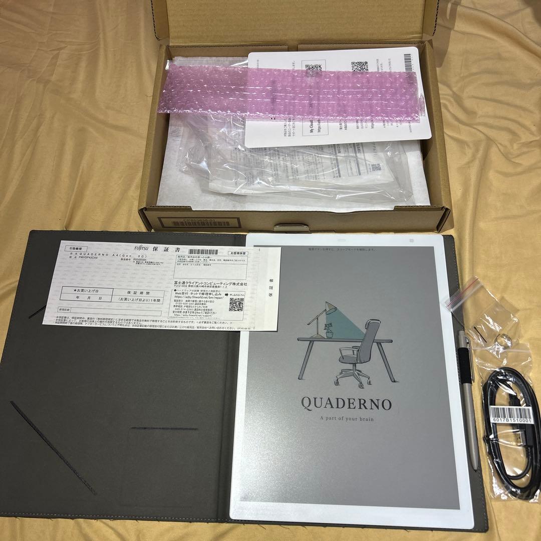QUADERNO A4（Gen.3C） 富士通 クアデルノ