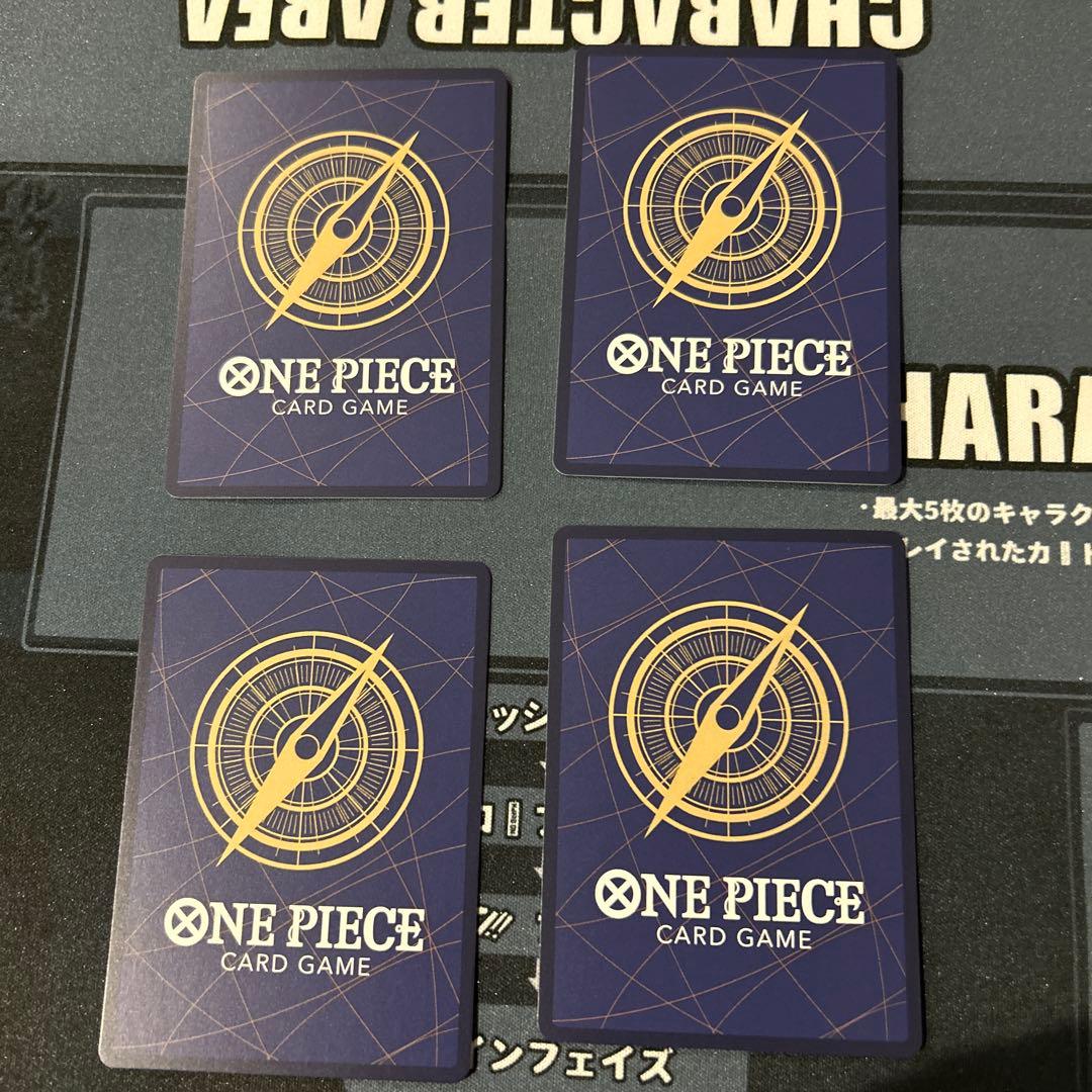 ONE PIECE ルフィは海賊王になる男だ　パラレル　4枚セット