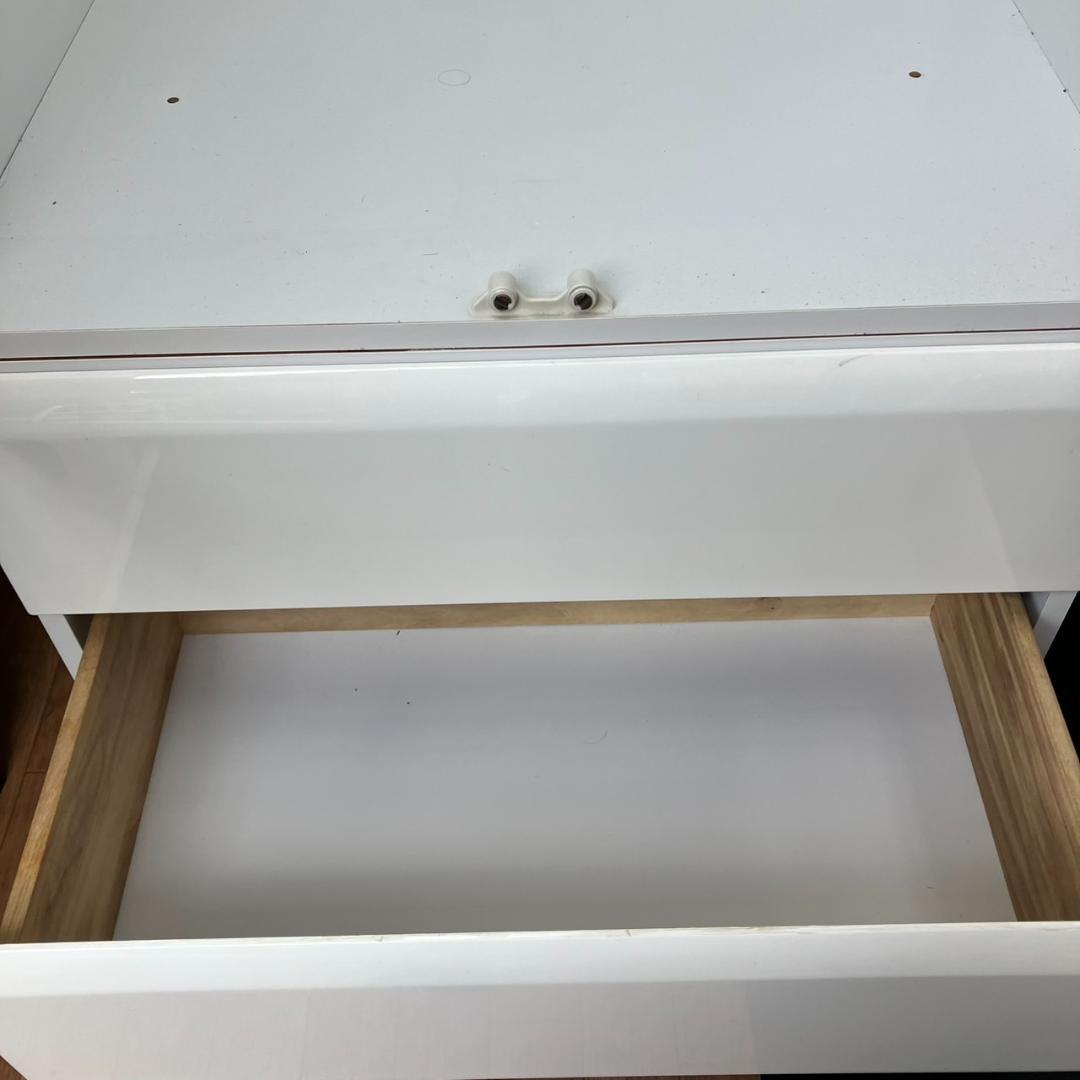 【福岡市限定】ホワイト ワードローブ クローゼット 収納家具 配送無料