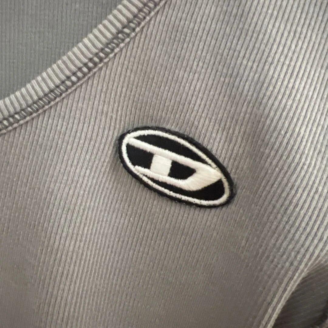 DIESEL グレー 長袖Tシャツ