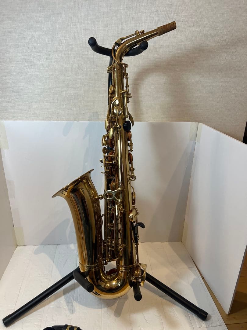 Maxtone マックストーン アルトサックス ゴールドラッカー ケース付き