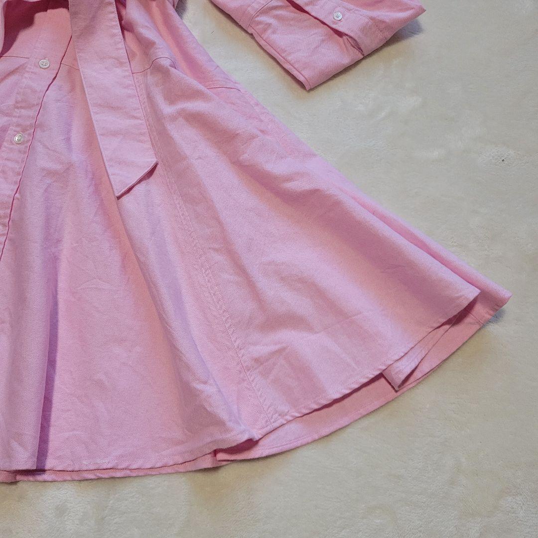 大きなサイズ✨ポロラルフローレン　ベルデットコットンワンピース　ベルト　ポニー