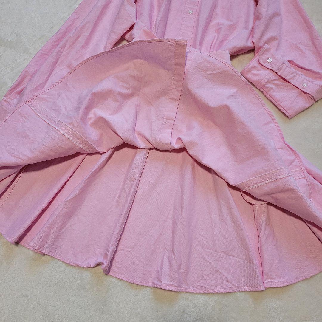 大きなサイズ✨ポロラルフローレン　ベルデットコットンワンピース　ベルト　ポニー