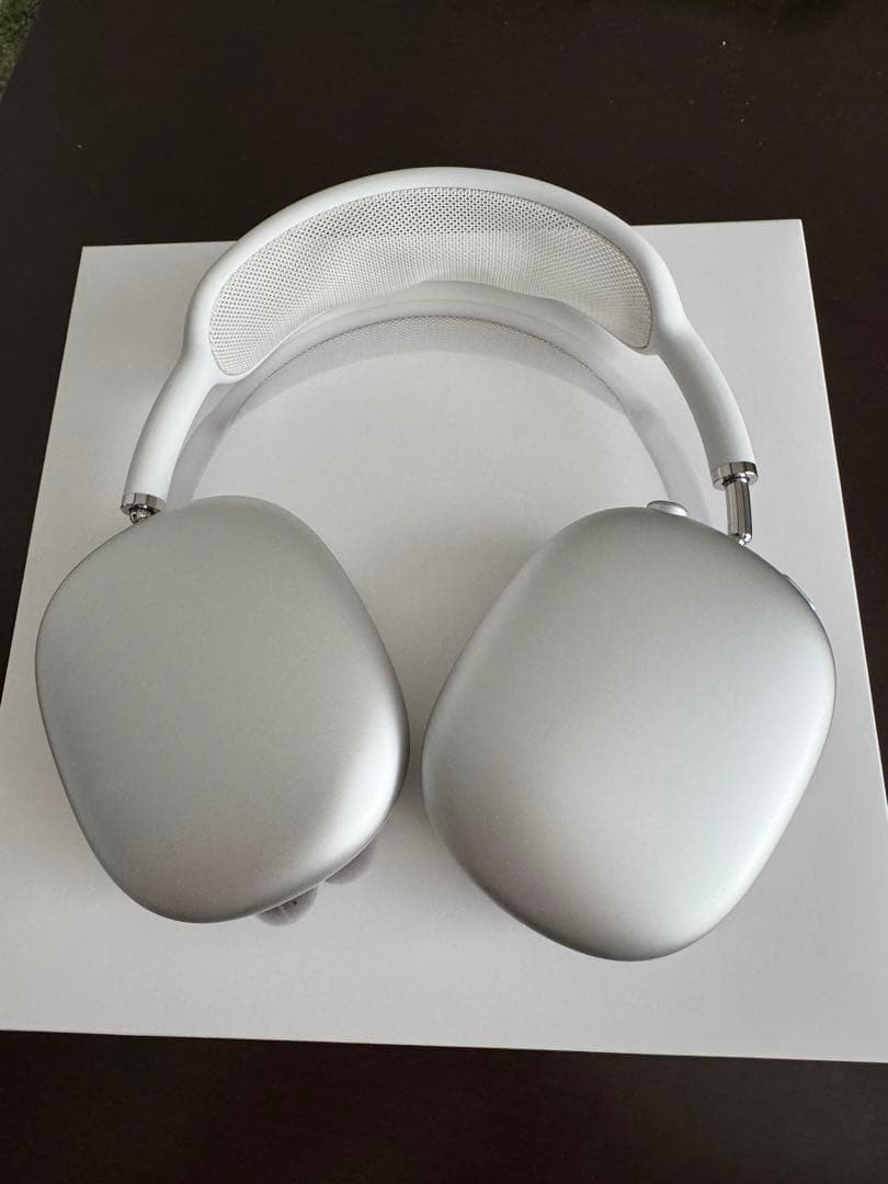 AirPodsMAX本体 シルバー (外箱、ケース、カバー付)