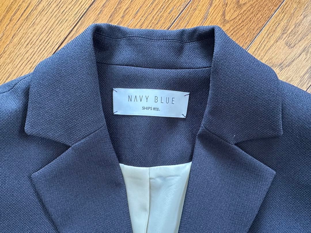 SHIPS any 紺ブレザー シングル