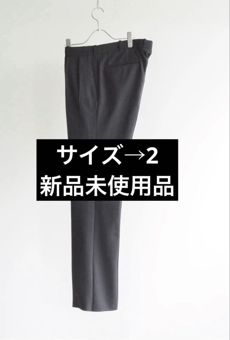 パンツ HEUGN FREDDIE WOOL FLANNEL 2P TROUSERS