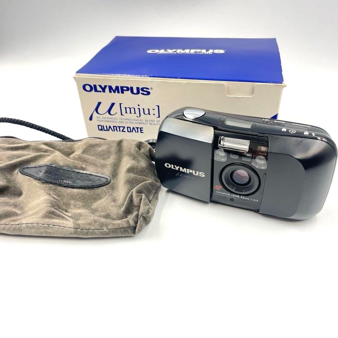 OLYMPUS コンパクトフィルムカメラ μ mju 初代 ジャンク