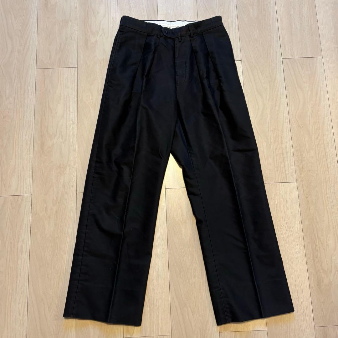 NEAT スラックス　ワイド　ブラック 46