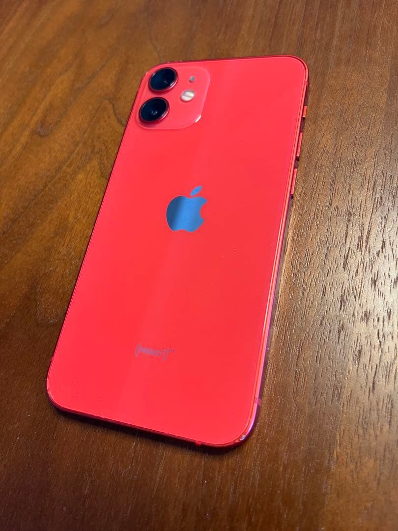 iPhone 12 mini 64GB red 赤　バッテリー　88%
